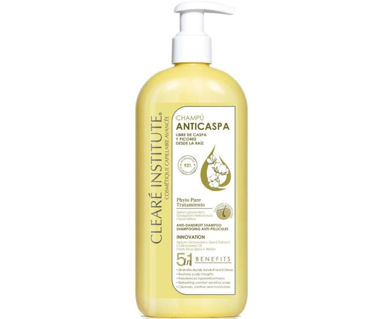 Champú anticaspa 400 ml Cleare Institute