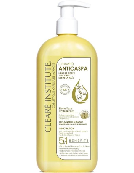 Champú anticaspa 400 ml Cleare Institute