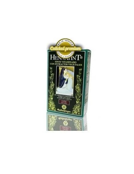 Hennatint caoba oscuro 60 ml Radhe shyam