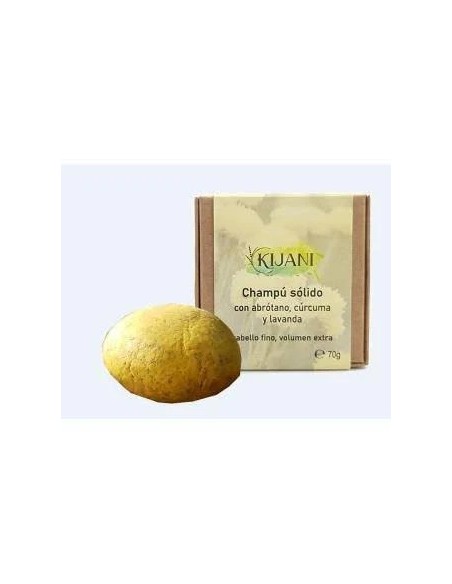Champú sólido cabello fino 70 gr Kijani