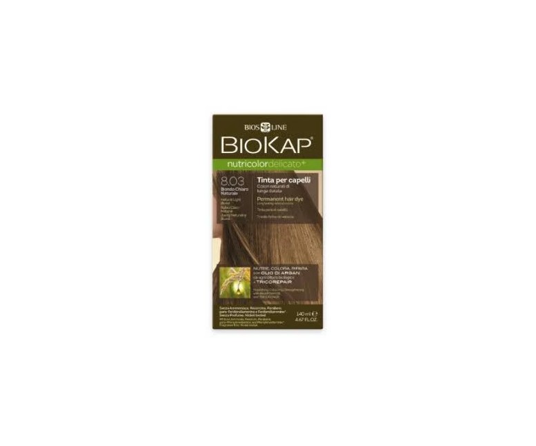 Tinte rubio claro natural delicato 140 ml Biokap