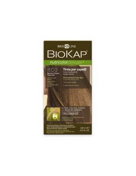 Tinte rubio claro natural delicato 140 ml Biokap