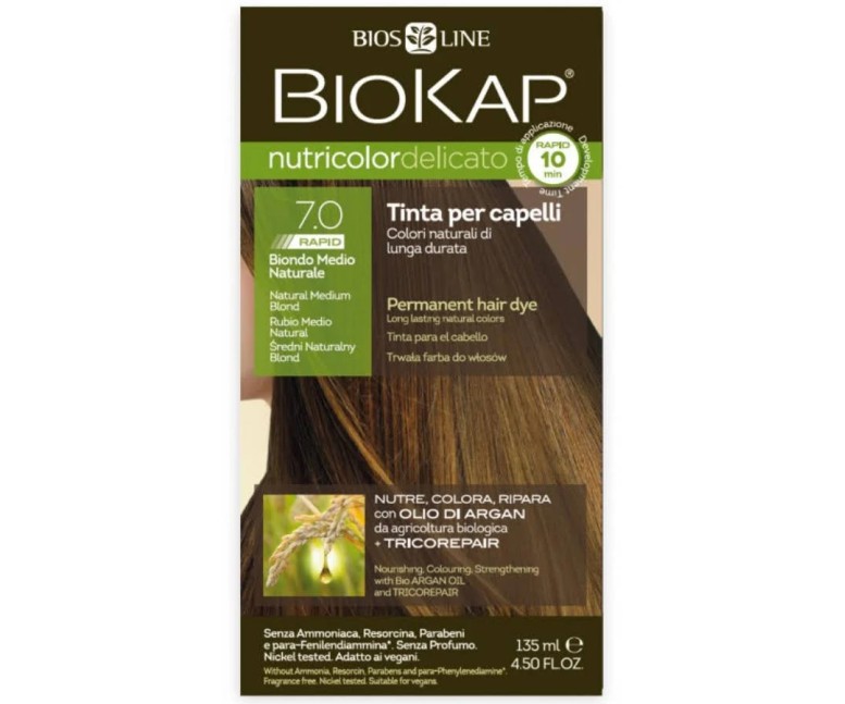 Biokap rapid rubio medio natural 140 ml Biokap