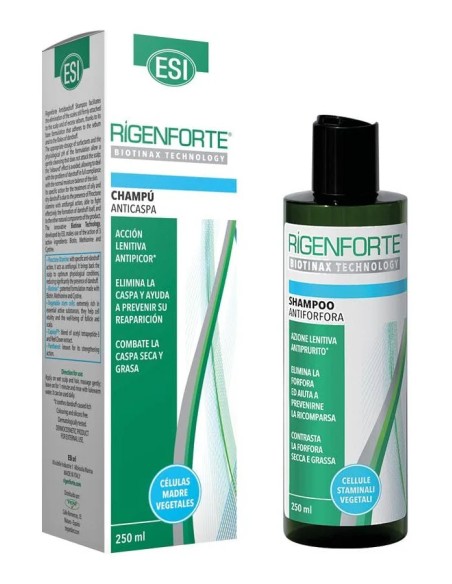 Rigenforte champú anticaspa 200 ml ESI - TREPAT DIET