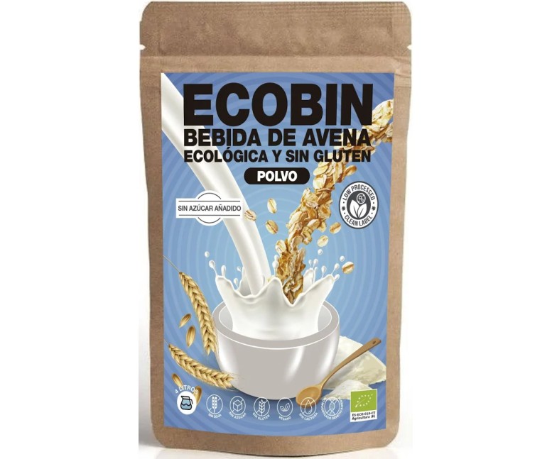 Ecobin bebida de avena eco sg 400 gr Vermont Supplements