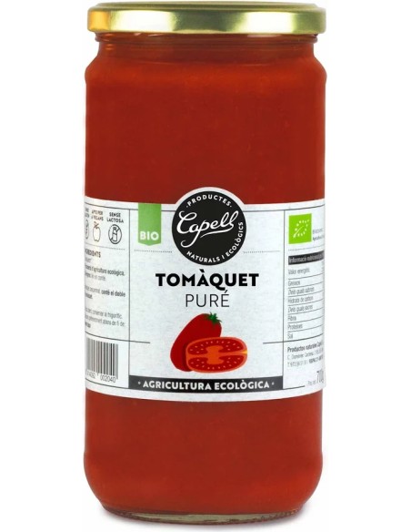 Puré de tomate eco 700 gr Capell