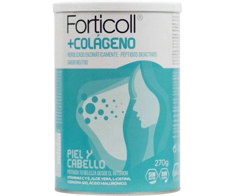 Forticoll+ colágeno bioactivo piel y cabello 270 gr Almond