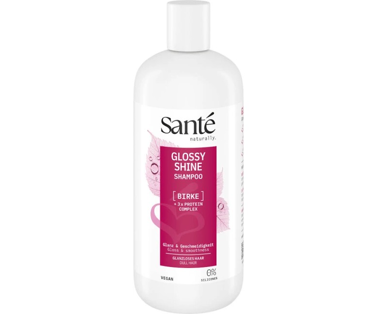 Champú brillo radiante abedul 500 ml Sante