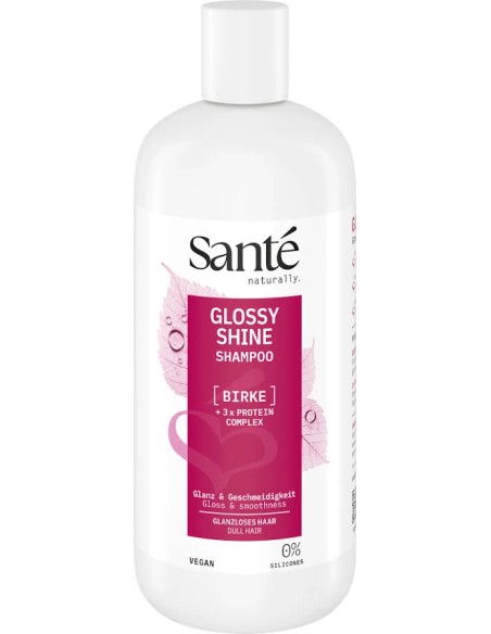 Champú brillo radiante abedul 500 ml Sante