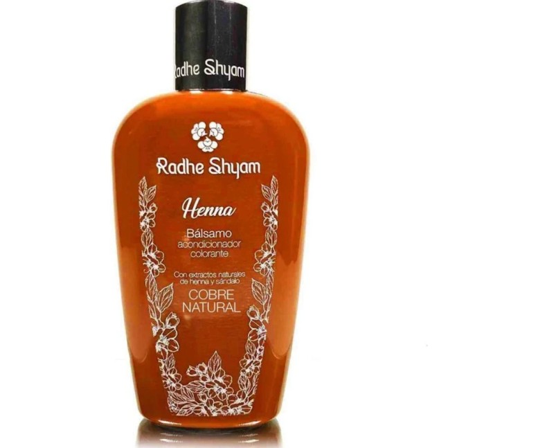 Bálsamo acondicionador henna color cobre 250 ml Radhe shyam