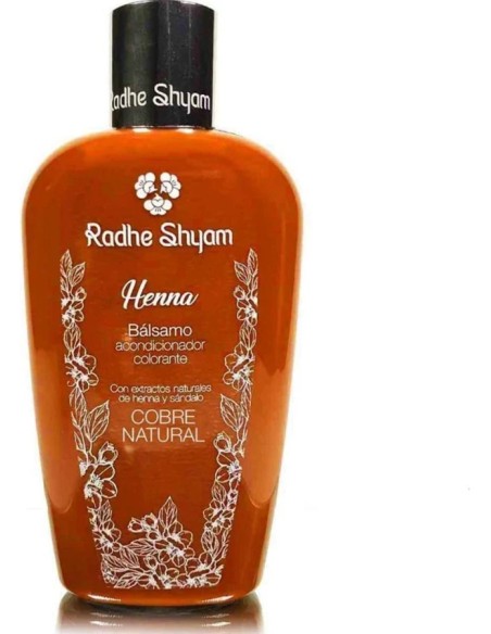 Bálsamo acondicionador henna color cobre 250 ml Radhe shyam