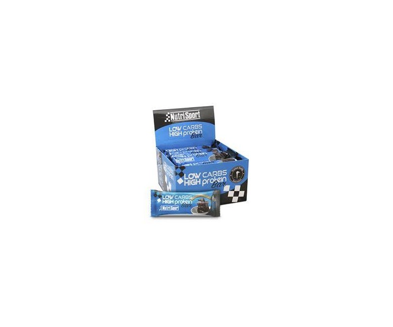 Low carbs high proteína brownie 16 barritas Nutrisport