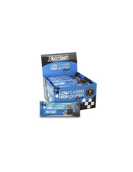 Low carbs high proteína brownie 16 barritas Nutrisport