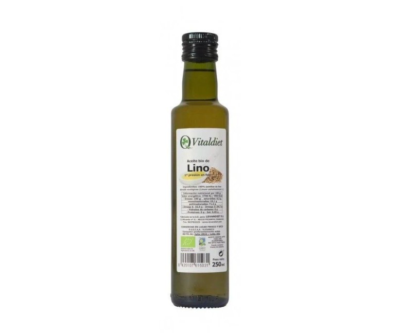 Aceite de lino bio 250 ml Mandole