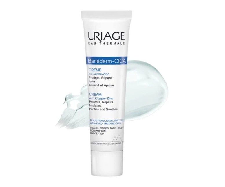 Bariederm cica cobre-zinc heridas crema 40 ml Uriage