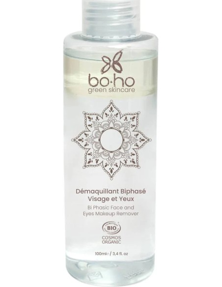 Desmaquillante bifase cara y ojos bio vegan 100 ml Boho