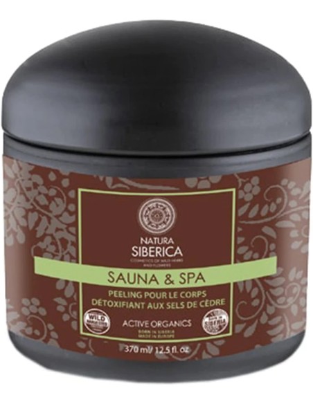 Sauna&spa peeling corporal detox con cedro 370 ml Natura Siberica