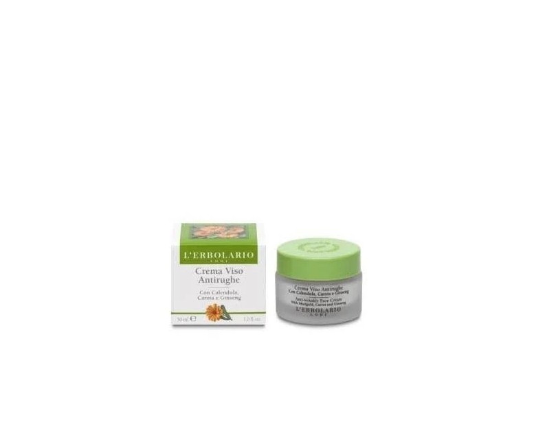 Crema facial antiarrugas caléndula zanahoria 30 ml L'Erbolario