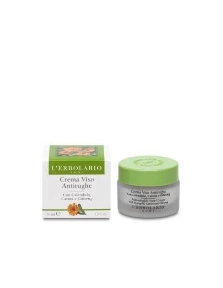 Crema facial antiarrugas caléndula zanahoria 30 ml L'Erbolario
