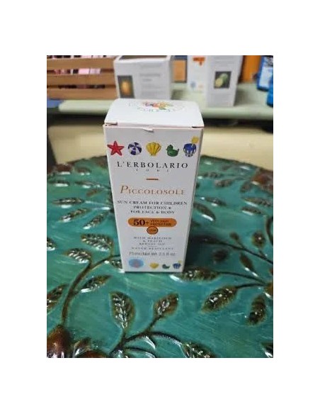Piccolosole crema solar infantil spf 50+ 75 ml L'Erbolario
