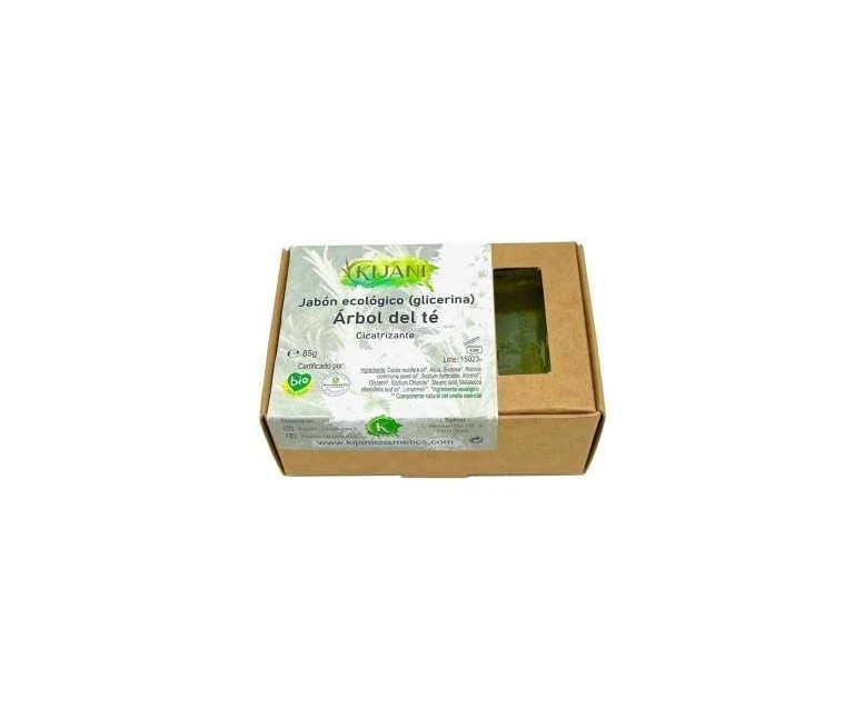 Jabón pastilla árbol de té 80 gr Kijani