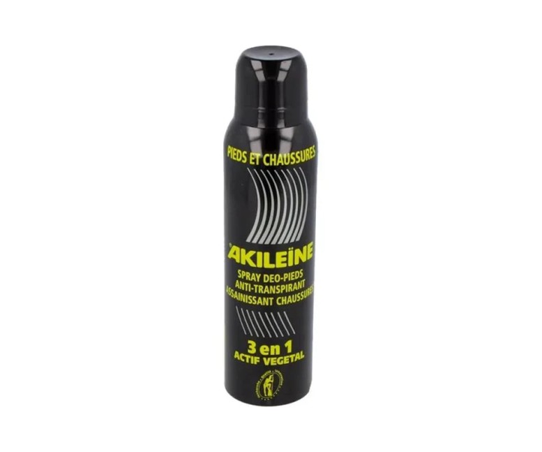 Spray pies y calzado (negro) 3 en 1 150 ml Akileine