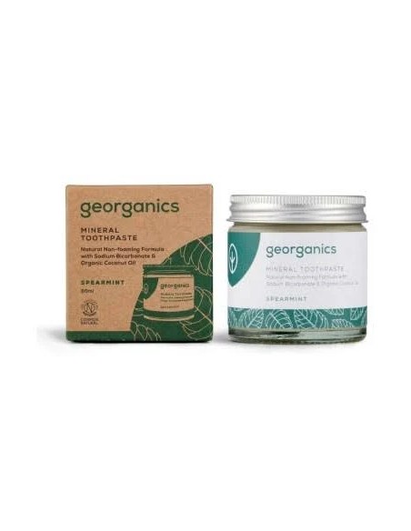 Dentífrico mineral hierbabuena crema 60 ml Georganics