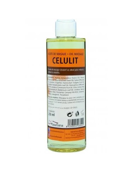 Celulit aceite de masaje masasana 250 ml Herdibel