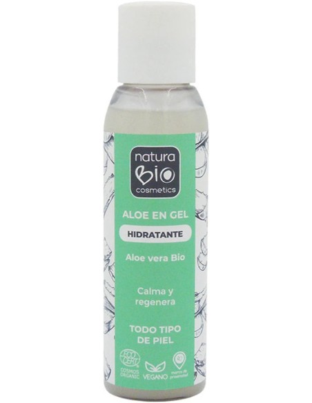 Aloe vera en gel hidratante bio 100 ml NaturaBIO Cosmetics