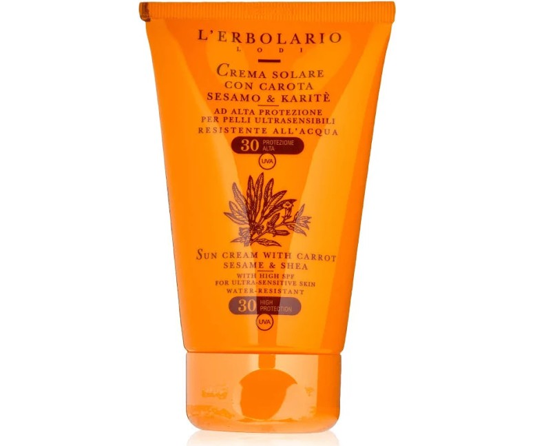Solar spf 30 zanahoria-sésamo-karité 125 ml L'Erbolario