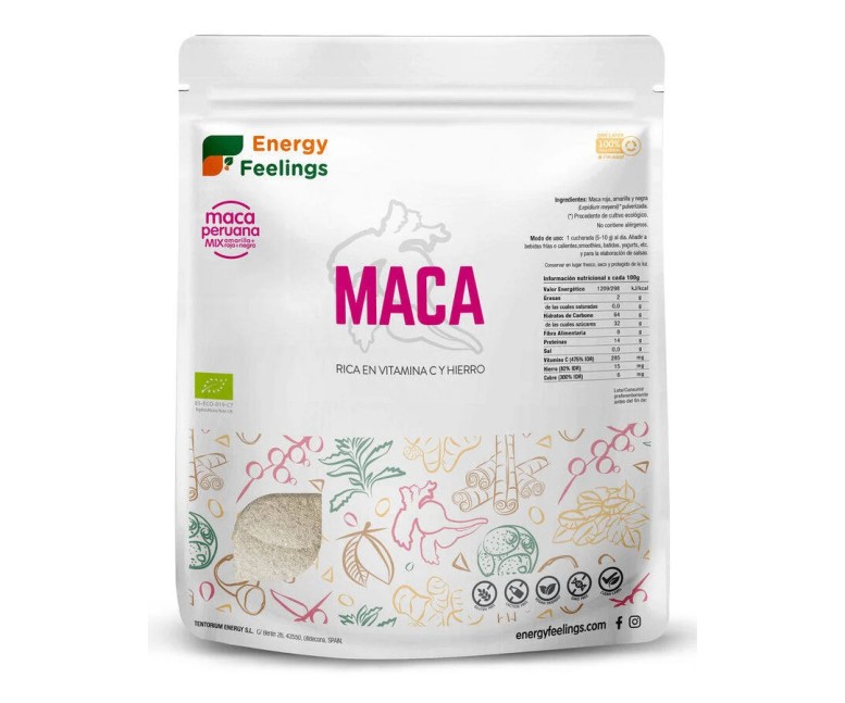 Maca polvo eco vegan sg 1 kg Energy Feelings