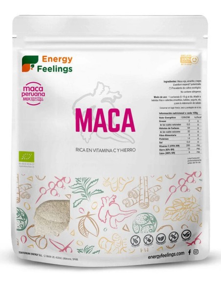 Maca polvo eco vegan sg 1 kg Energy Feelings