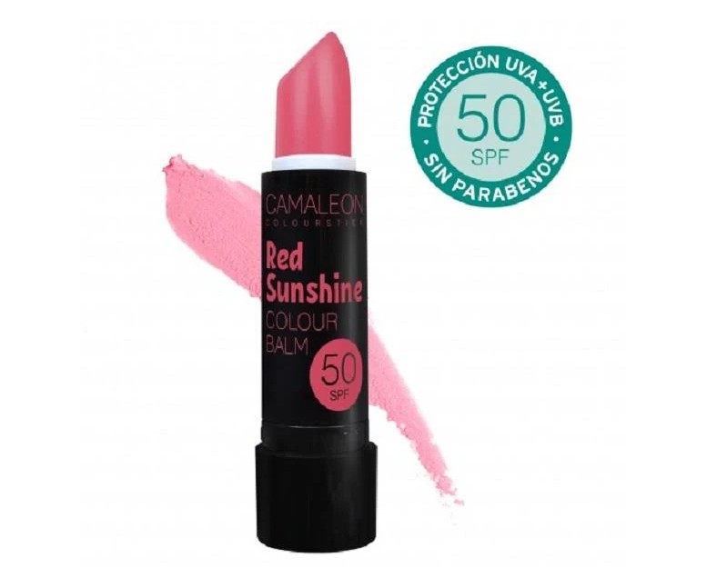 Camaleón Colour Balm Red Sunshine Spf50 4 gr Camaleon