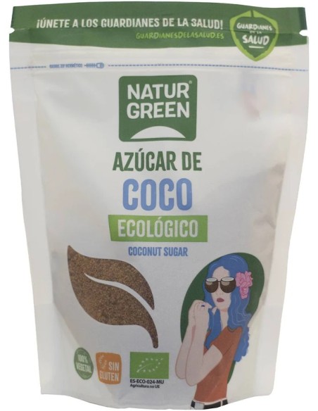 Azúcar de coco bio - Naturgreen 300 gr NaturGreen