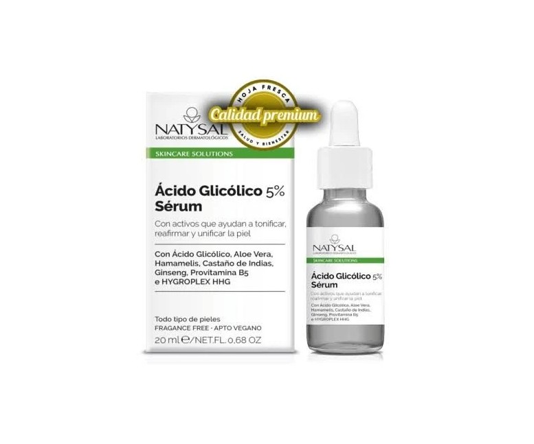Ácido glicólico 5% serum 20 ml Natysal
