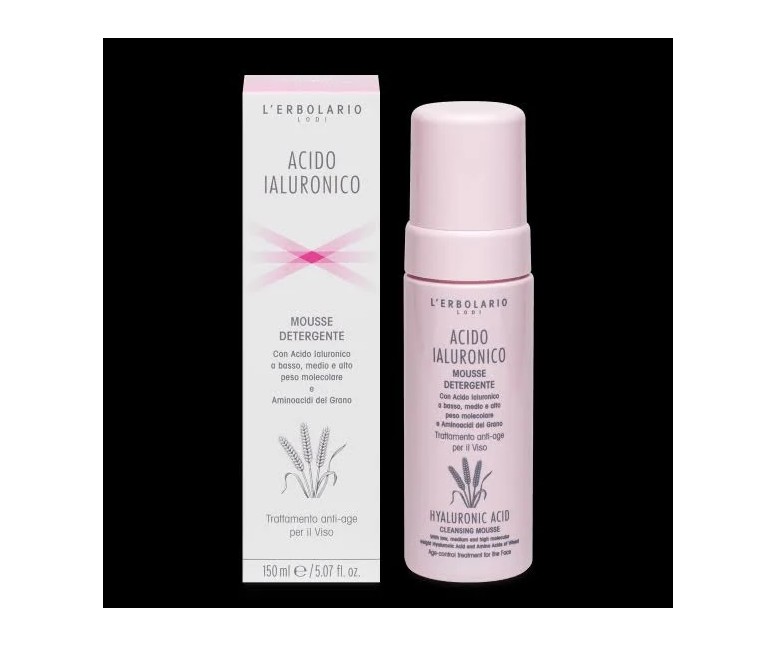 Ácido hialurónico mousse detergente 125 ml L'Erbolario