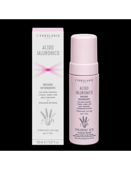 Ácido hialurónico mousse detergente 125 ml L'Erbolario