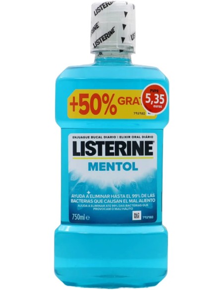 Listerine mentol 750 ml Listerine