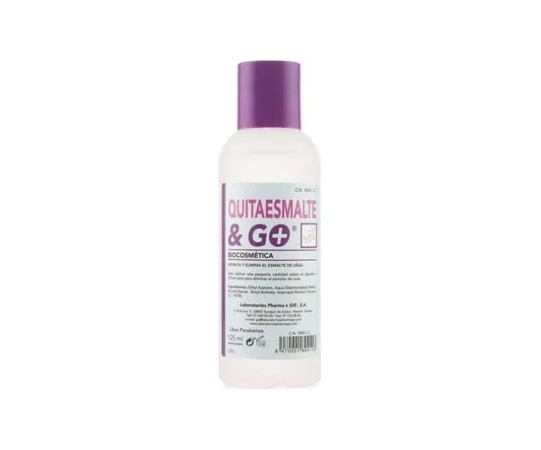 Quitaesmaltes 125 ml Pharma & Go