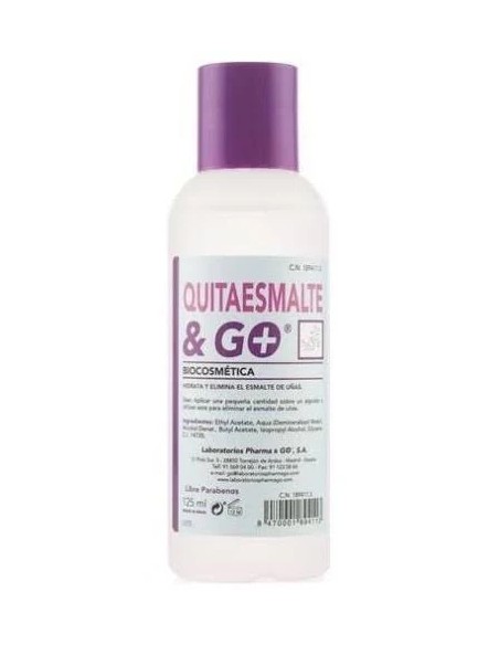 Quitaesmaltes 125 ml Pharma & Go