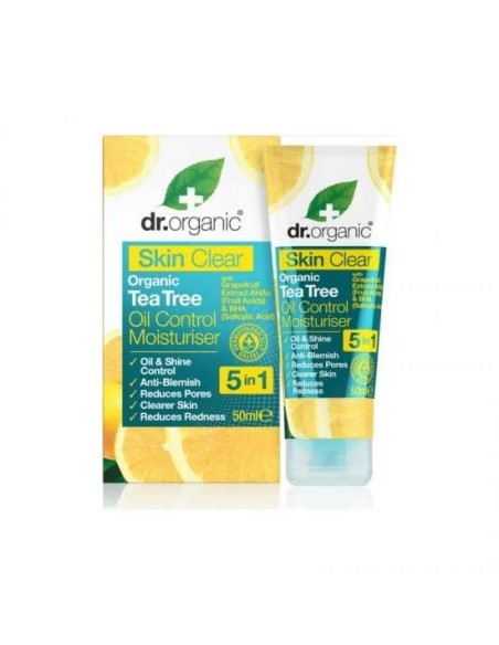 Skin clear crema con control de aceite 50 ml Dr. Organic