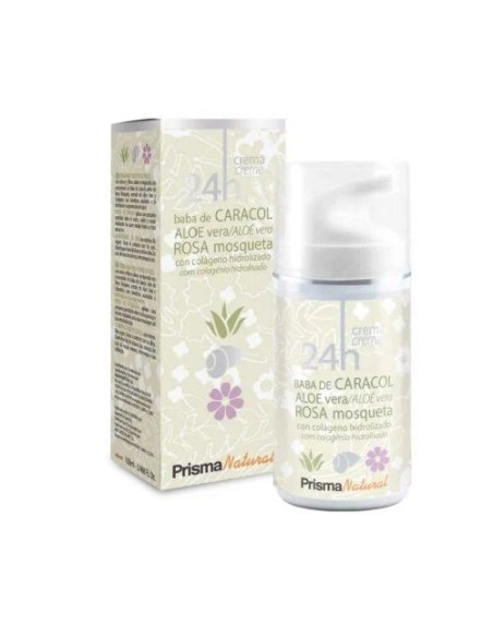 Crema baba de caracol+aloe+rosa m fps15 100 ml Prisma natural