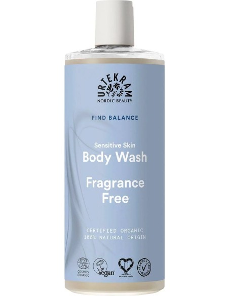 Fragance free gel de baño eco vegan 500 ml Urtekram