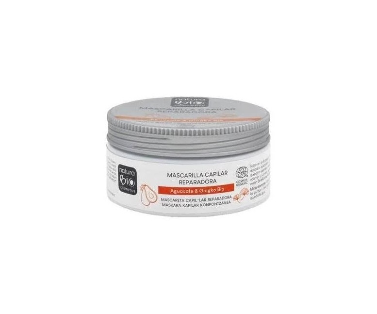 Mascarilla capilar reparadora aguacate-ginkgo 200 gr NaturaBIO Cosmetics