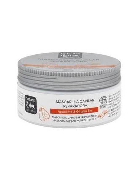 Mascarilla capilar reparadora aguacate-ginkgo 200 gr NaturaBIO Cosmetics