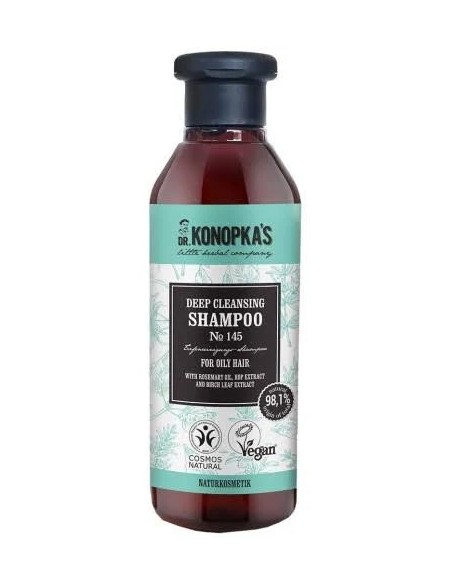 Champú limpieza profunda cabello graso vegan 280 ml Konopka