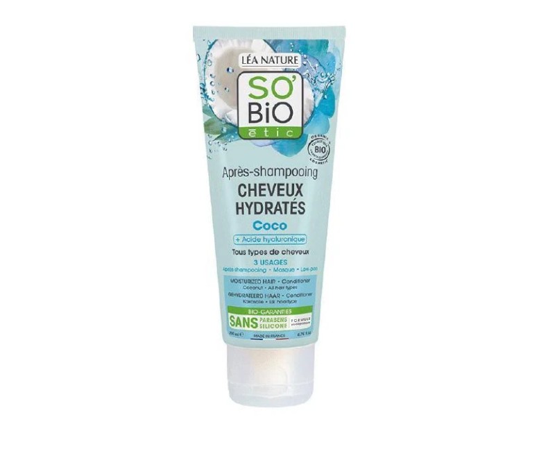 Acondicionador hidratante coco-ac. hialuron. 200 ml So Bio Etic