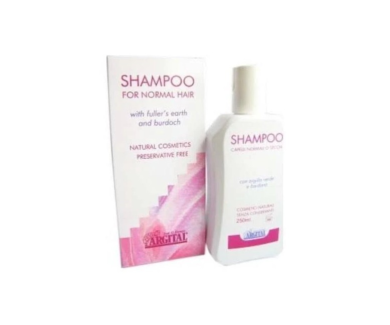 Champú arcilla enebro y bardana cabello seco 250 ml Argital