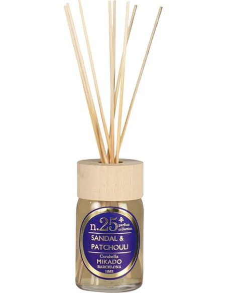 Recambio mikado mikrec25 sandal-patchouli 200 ml Cerabella