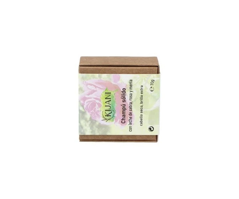 Champú sólido cabello seco leche de cabra 70 gr Kijani
